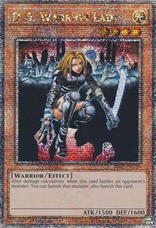 Yu-Gi-Oh! RA03 D.D. Warrior Lady (V.2 - Quarter Century Secret Rare)