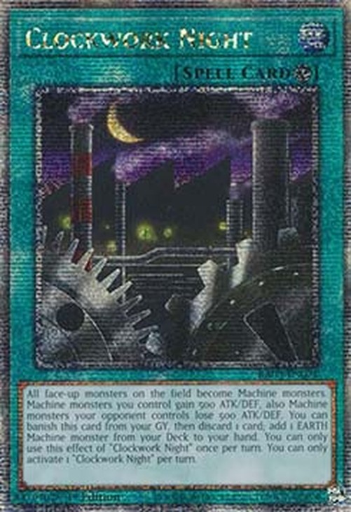 Yu-Gi-Oh! RA03 Clockwork Night (V.5 - Quarter Century Secret Rare)