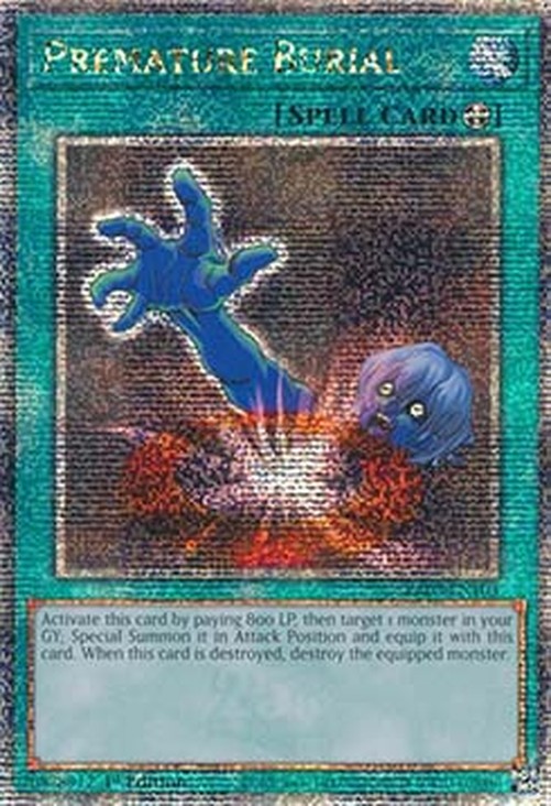 Yu-Gi-Oh! RA03 Premature Burial (V.2 - Quarter Century Secret Rare)
