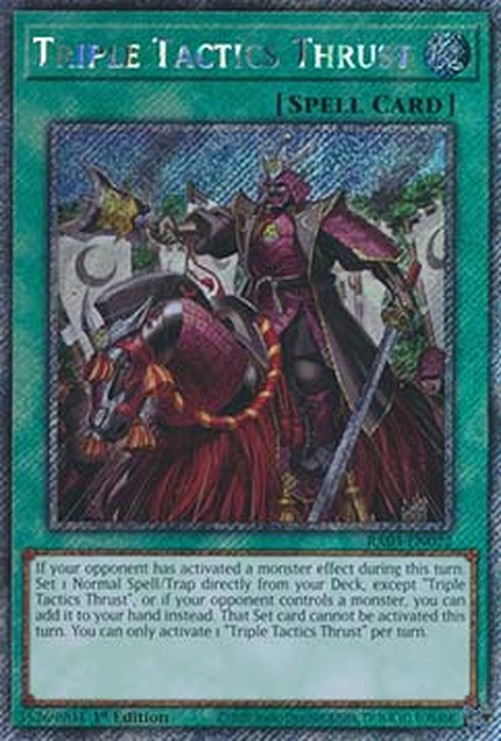 Yu-Gi-Oh! RA03 Triple Tactics Thrust (V.4 - Platinum Secret Rare)
