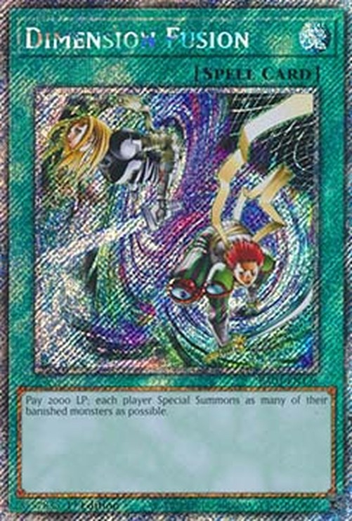 Yu-Gi-Oh! RA03 Dimension Fusion (V.1 - Platinum Secret Rare)