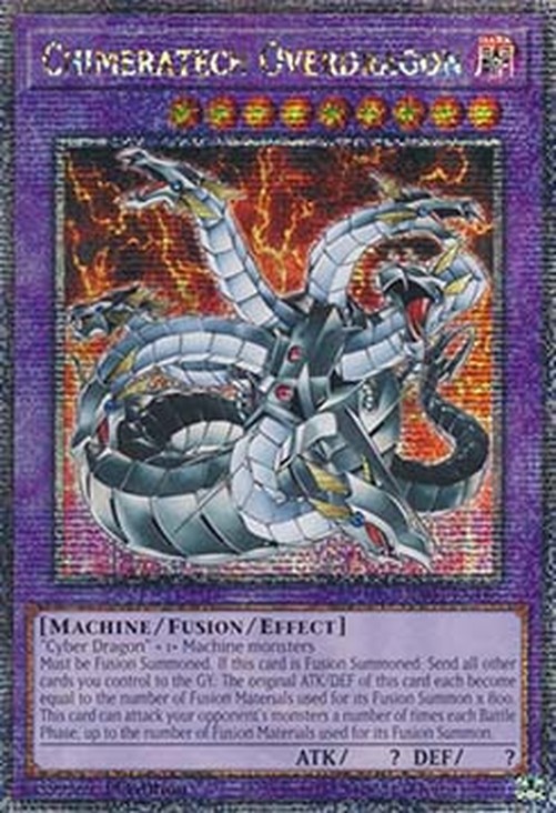 Yu-Gi-Oh! RA03 Chimeratech Overdragon (V.2 - Quarter Century Secret Rare)