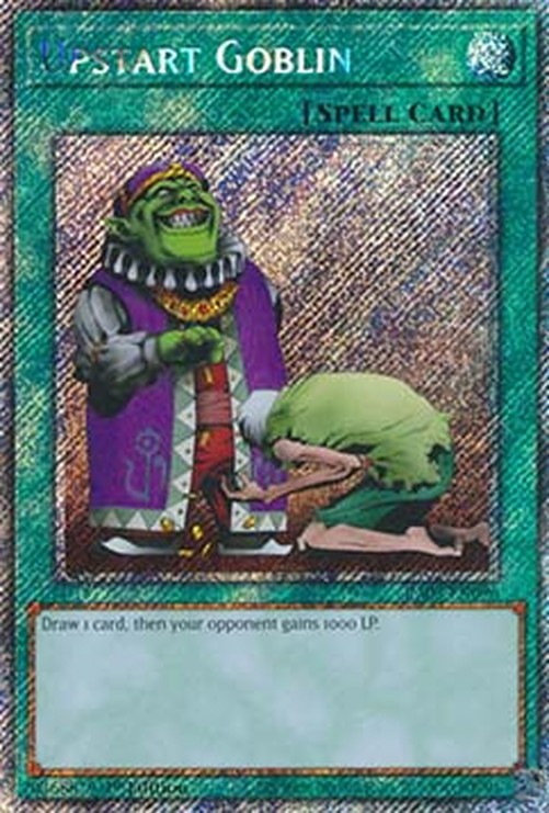 Yu-Gi-Oh! RA03 Upstart Goblin (V.1 - Platinum Secret Rare)