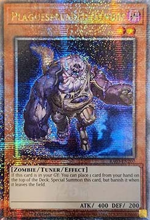 Yu-Gi-Oh! RA03 Plaguespreader Zombie (V.2 - Quarter Century Secret Rare)