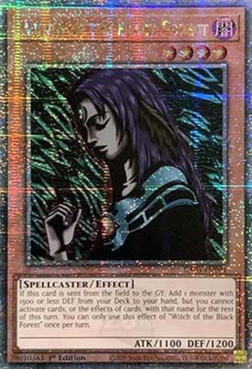 Yu-Gi-Oh! RA03 Witch of the Black Forest (V.2 - Quarter Century Secret Rare