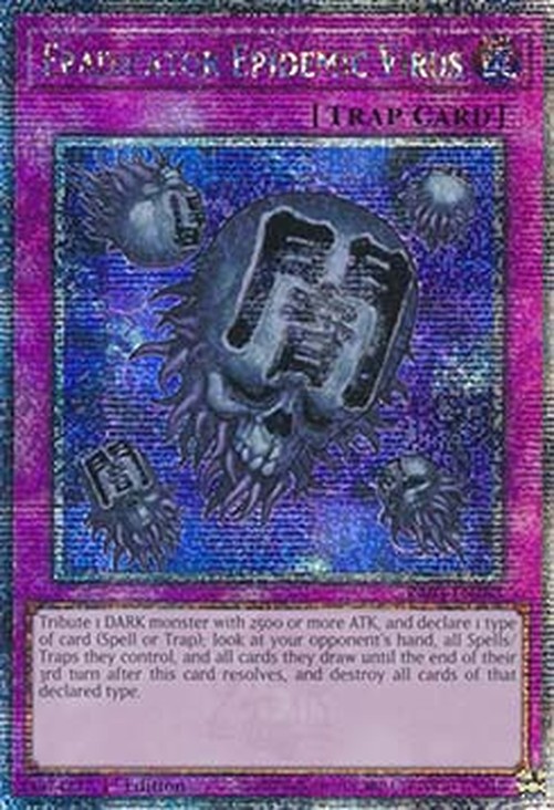Yu-Gi-Oh! RA03 Eradicator Epidemic Virus (V.2 - Quarter Century Secret Rare