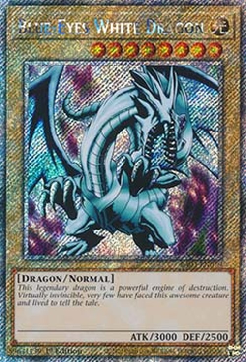 Yu-Gi-Oh! RA03 Blue-Eyes White Dragon (V.1 - Platinum Secret Rare)