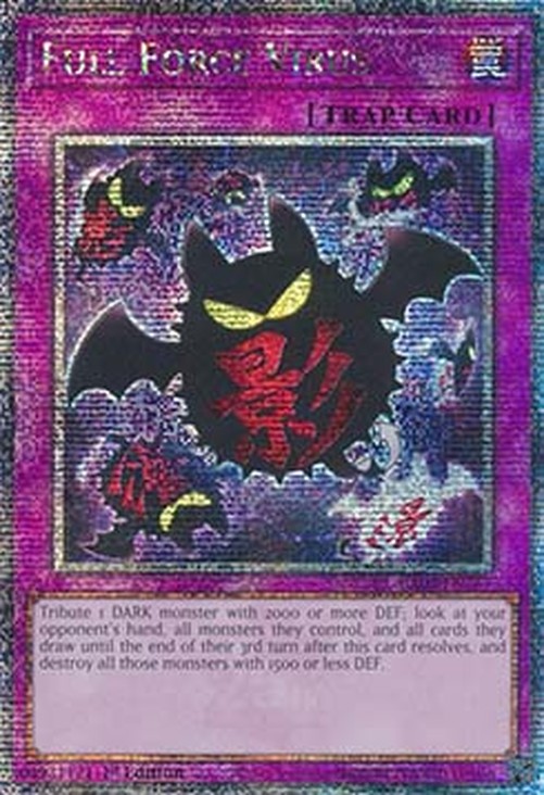 Yu-Gi-Oh! RA03 Full Force Virus (V.2 - Quarter Century Secret Rare)
