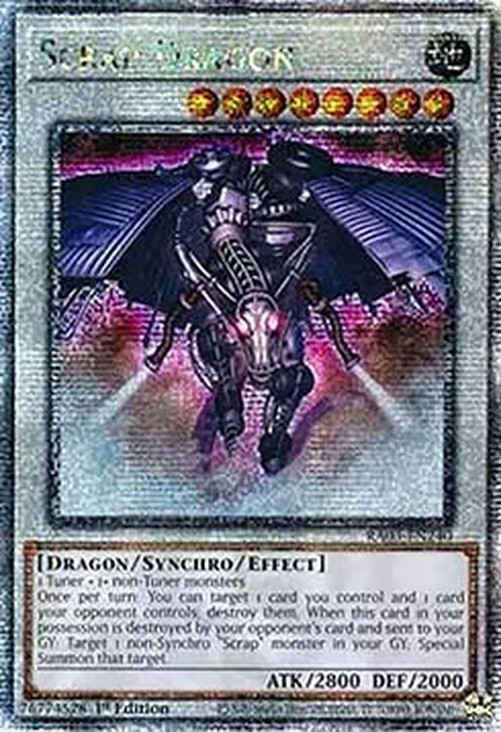 Yu-Gi-Oh! RA03 Scrap Dragon (V.2 - Quarter Century Secret Rare)