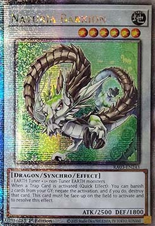 Yu-Gi-Oh! RA03 Naturia Barkion (V.2 - Quarter Century Secret Rare)