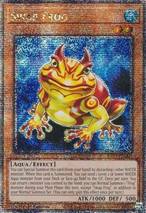 Yu-Gi-Oh! RA03 Swap Frog (V.5 - Quarter Century Secret Rare)