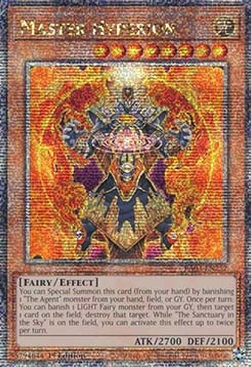 Yu-Gi-Oh! RA03 Master Hyperion (V.2 - Quarter Century Secret Rare)