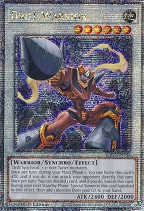 Yu-Gi-Oh! RA03 Drill Warrior (V.2 - Quarter Century Secret Rare)