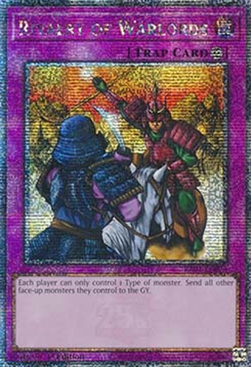 Yu-Gi-Oh! RA03 Rivalry of Warlords (V.5 - Quarter Century Secret Rare)