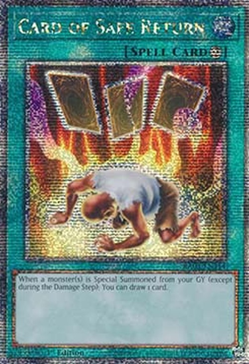 Yu-Gi-Oh! RA03 Card of Safe Return (V.2 - Quarter Century Secret Rare)