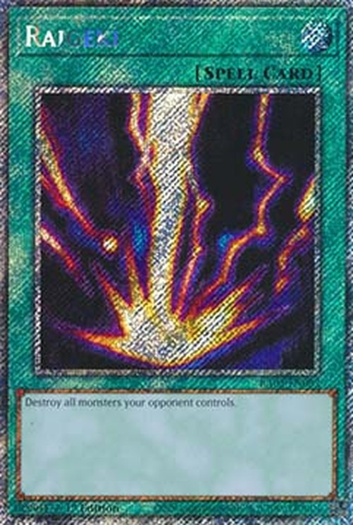 Yu-Gi-Oh! RA03 Raigeki (V.1 - Platinum Secret Rare)