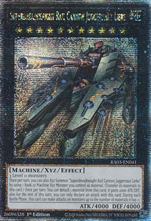 Yu-Gi-Oh! RA03 Superdreadnought Rail Cannon Juggernaut Liebe (V.5 - Quarter