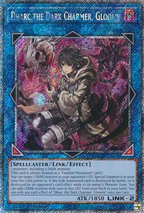 Yu-Gi-Oh! RA03 Dharc the Dark Charmer, Gloomy (V.4 - Platinum Secret Rare)