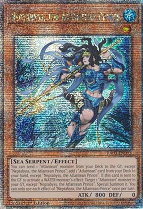 Yu-Gi-Oh! RA03 Neptabyss, the Atlantean Prince (V.5 - Quarter Century Secre