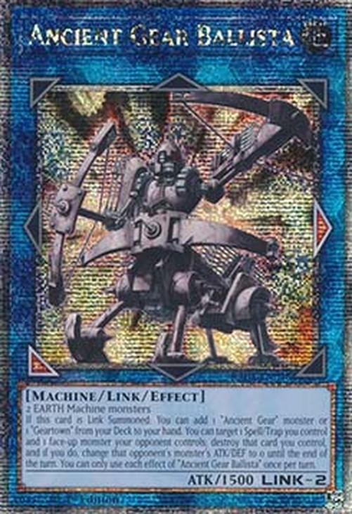 Yu-Gi-Oh! RA03 Ancient Gear Ballista (V.5 - Quarter Century Secret Rare)