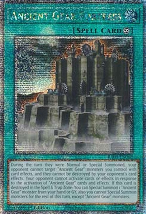 Yu-Gi-Oh! RA03 Ancient Gear Fortress (V.5 - Quarter Century Secret Rare)