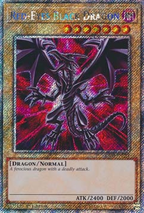 Yu-Gi-Oh! RA03 Red-Eyes Black Dragon (V.1 - Platinum Secret Rare)