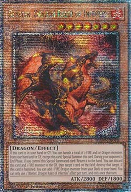 Yu-Gi-Oh! RA03 Blaster, Dragon Ruler of Infernos (V.5 - Quarter Century Sec
