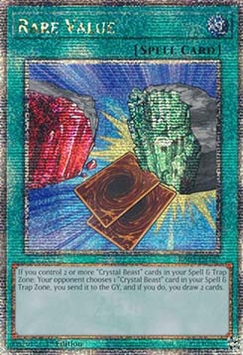 Yu-Gi-Oh! RA03 Rare Value (V.2 - Quarter Century Secret Rare)