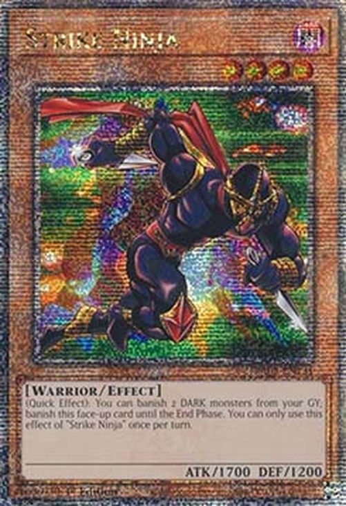 Yu-Gi-Oh! RA03 Strike Ninja (V.2 - Quarter Century Secret Rare)