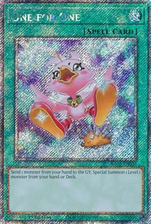 Yu-Gi-Oh! RA03 One for One (V.8 - Platinum Secret Rare)