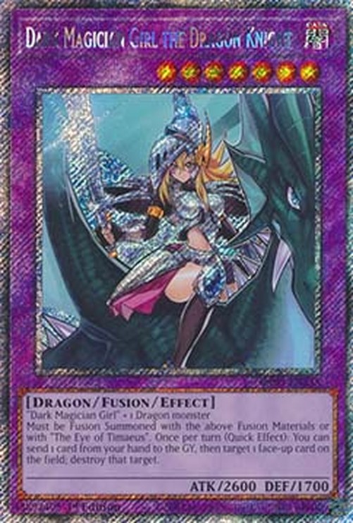 Yu-Gi-Oh! RA03 Dark Magician Girl the Dragon Knight (V.1 - Platinum Secret