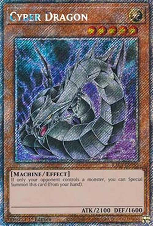 Yu-Gi-Oh! RA03 Cyber Dragon (V.1 - Platinum Secret Rare)