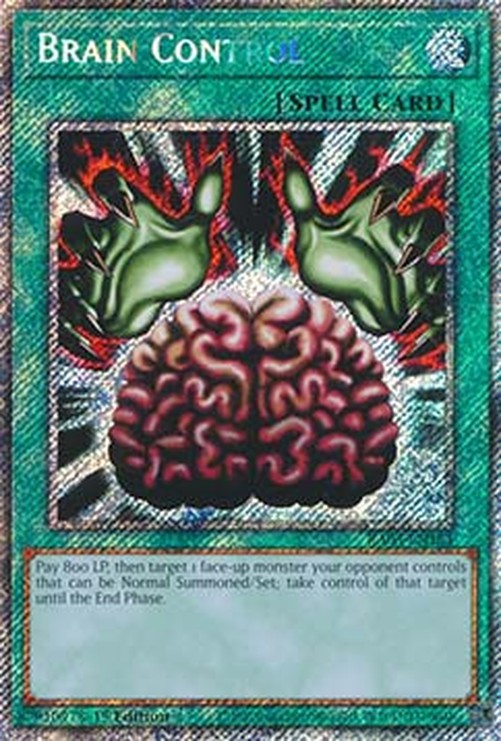 Yu-Gi-Oh! RA03 Brain Control (V.1 - Platinum Secret Rare)