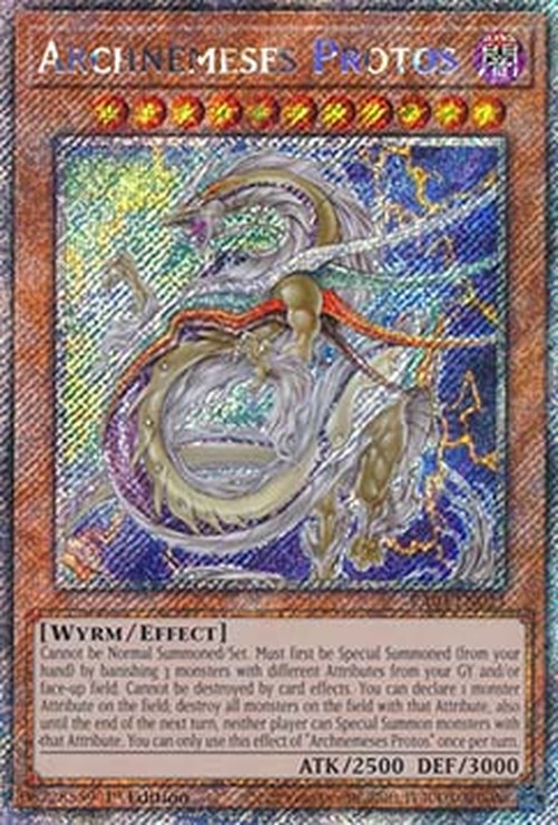 Yu-Gi-Oh! RA03 Archnemeses Protos (V.4 - Platinum Secret Rare)