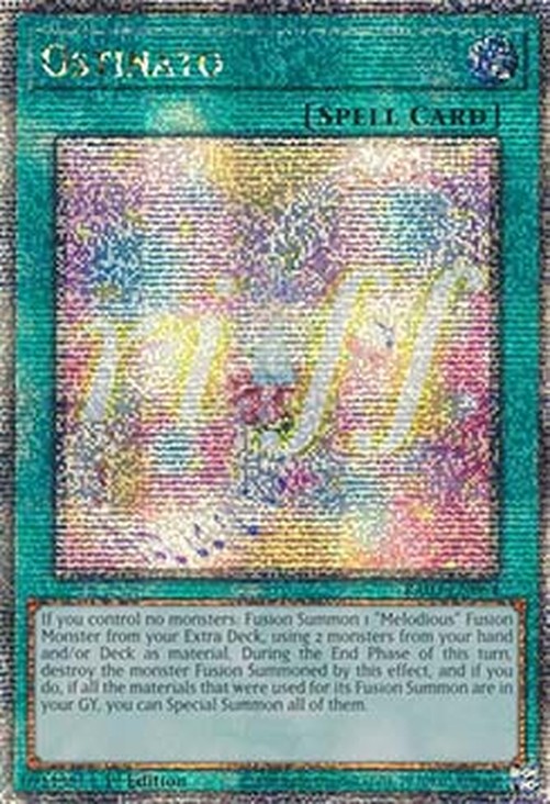 Yu-Gi-Oh! RA03 Ostinato (V.5 - Quarter Century Secret Rare)