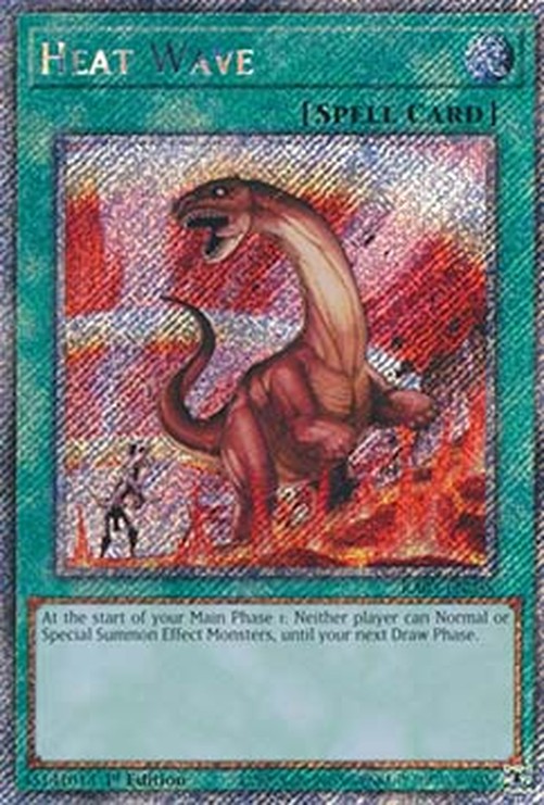 Yu-Gi-Oh! RA03 Heat Wave (V.4 - Platinum Secret Rare)