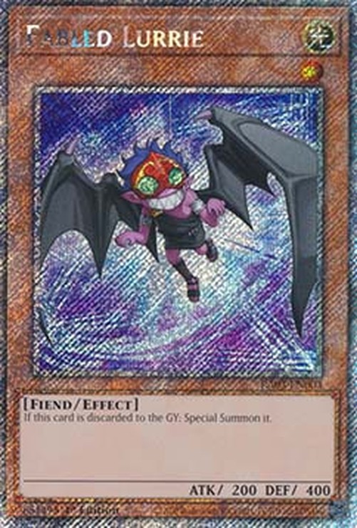 Yu-Gi-Oh! RA03 Fabled Lurrie (V.4 - Platinum Secret Rare)