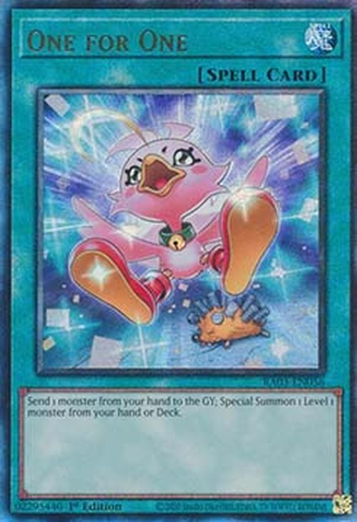 Yu-Gi-Oh! RA03 One for One (V.14 - Ultimate Rare)