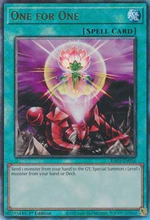 Yu-Gi-Oh! RA03 One for One (V.13 - Ultimate Rare)