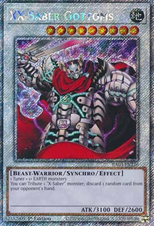 Yu-Gi-Oh! RA03 XX-Saber Gottoms (V.1 - Platinum Secret Rare)