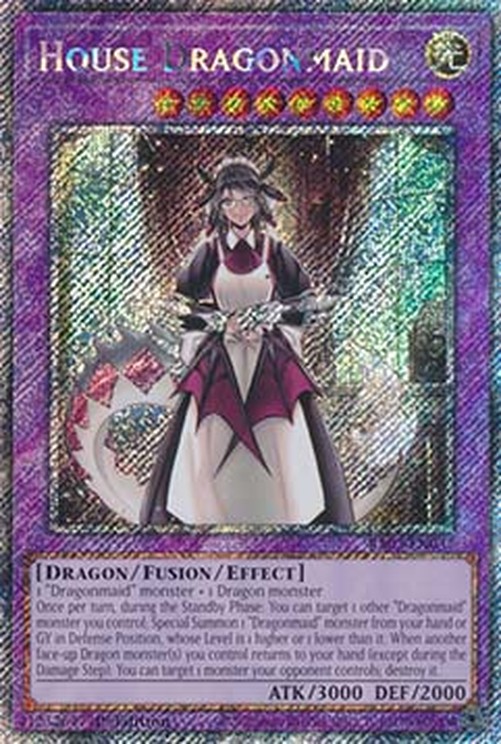 Yu-Gi-Oh! RA03 House Dragonmaid (V.4 - Platinum Secret Rare)