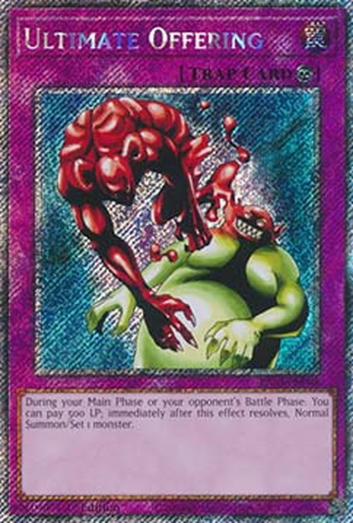 Yu-Gi-Oh! RA03 Ultimate Offering (V.1 - Platinum Secret Rare)