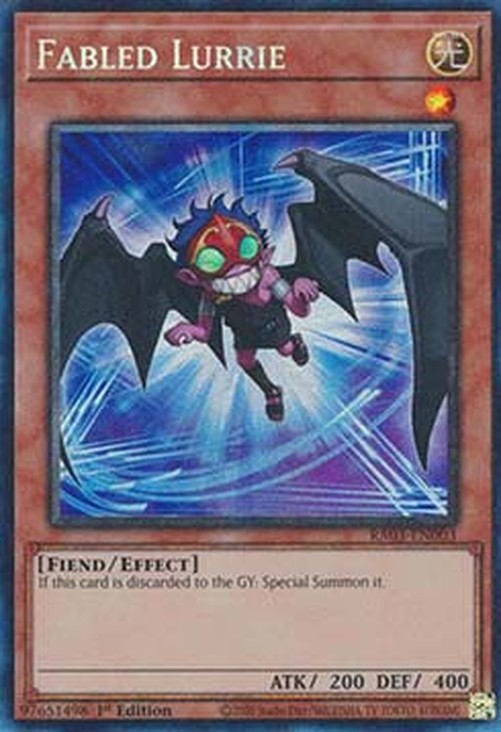 Yu-Gi-Oh! RA03 Fabled Lurrie (V.6 - Collectors Rare)