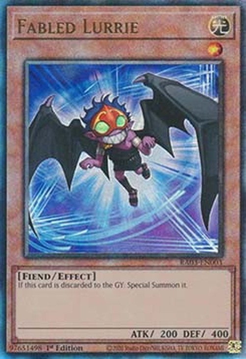 Yu-Gi-Oh! RA03 Fabled Lurrie (V.7 - Ultimate Rare)