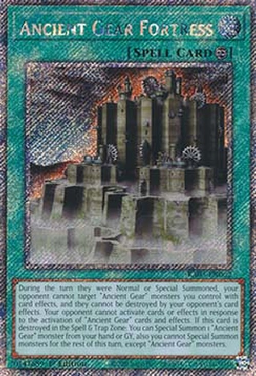 Yu-Gi-Oh! RA03 Ancient Gear Fortress (V.4 - Platinum Secret Rare)