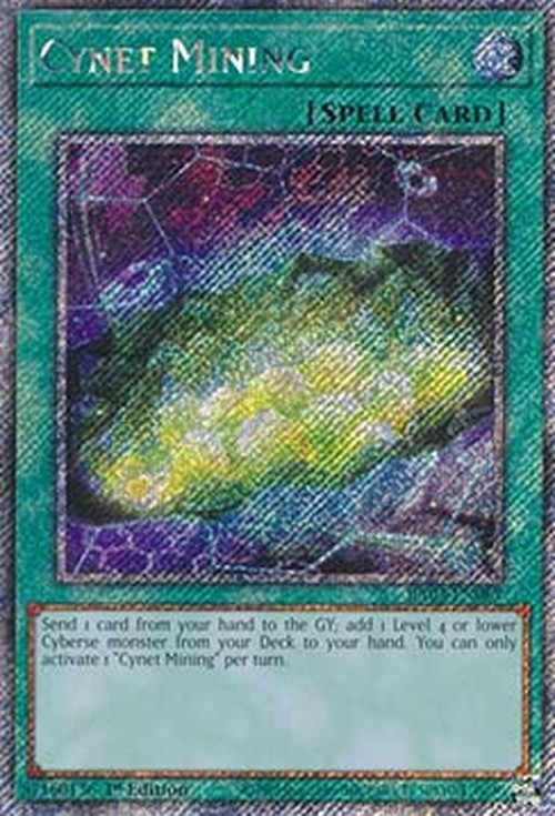 Yu-Gi-Oh! RA03 Cynet Mining (V.4 - Platinum Secret Rare)