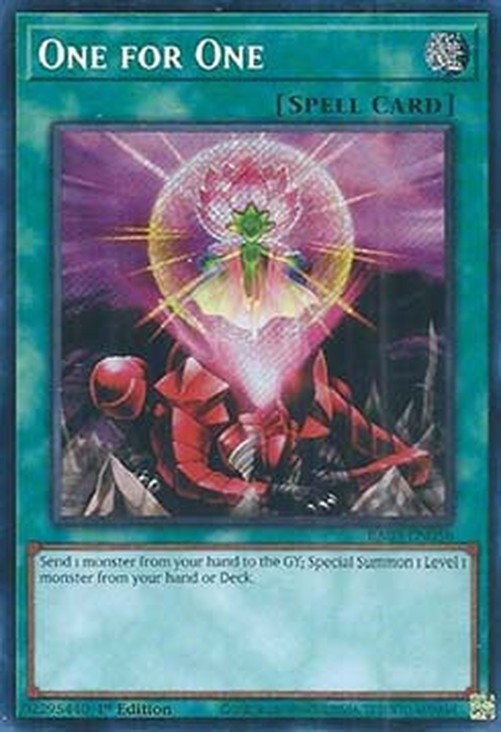 Yu-Gi-Oh! RA03 One for One (V.5 - Secret Rare)