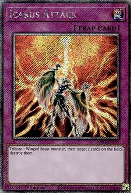 Yu-Gi-Oh! RA03 Icarus Attack (V.1 - Platinum Secret Rare)
