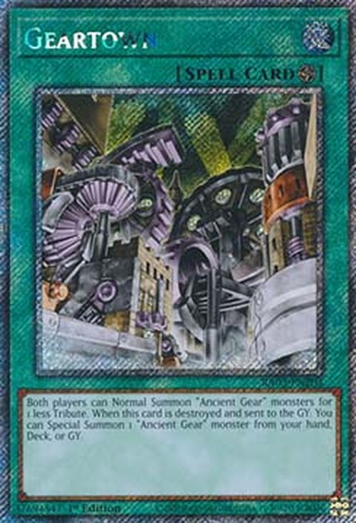 Yu-Gi-Oh! RA03 Geartown (V.1 - Platinum Secret Rare)