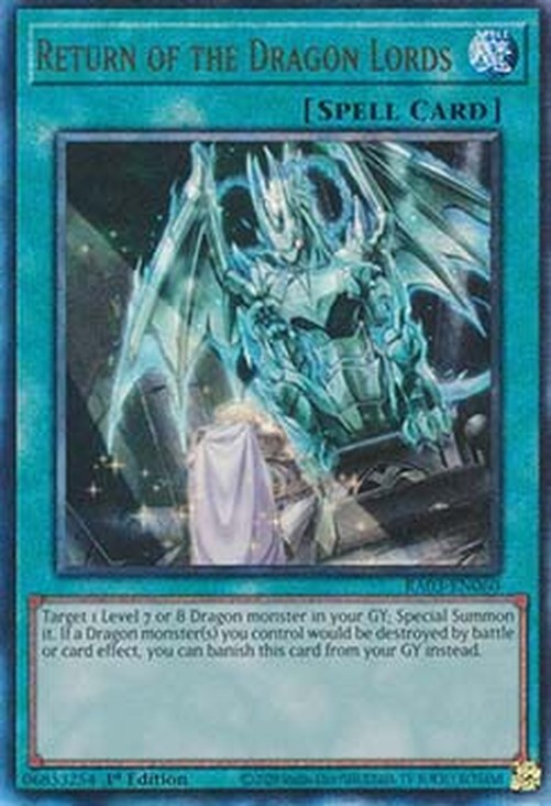 Yu-Gi-Oh! RA03 Return of the Dragon Lords (V.7 - Ultimate Rare)